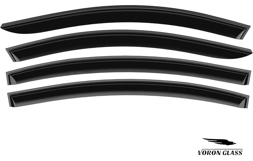 Open Box Voron Glass Tape-on Extra Durable Rain Guards for Ford Bronco Sport 2021-2024, Window Deflectors, Vent Window Visors, 4 Pieces - 100491