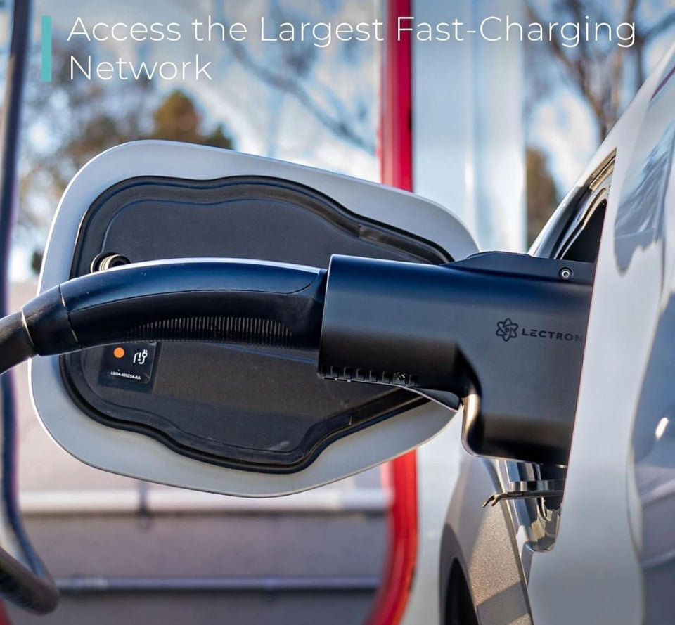 Open box Lectron NACS to CCS Electric Vehicle Adapter - 500 Amps / 1,000V - Compatible with Tesla Superchargers - Fast Charge CCS1 EVs with Vortex Plu