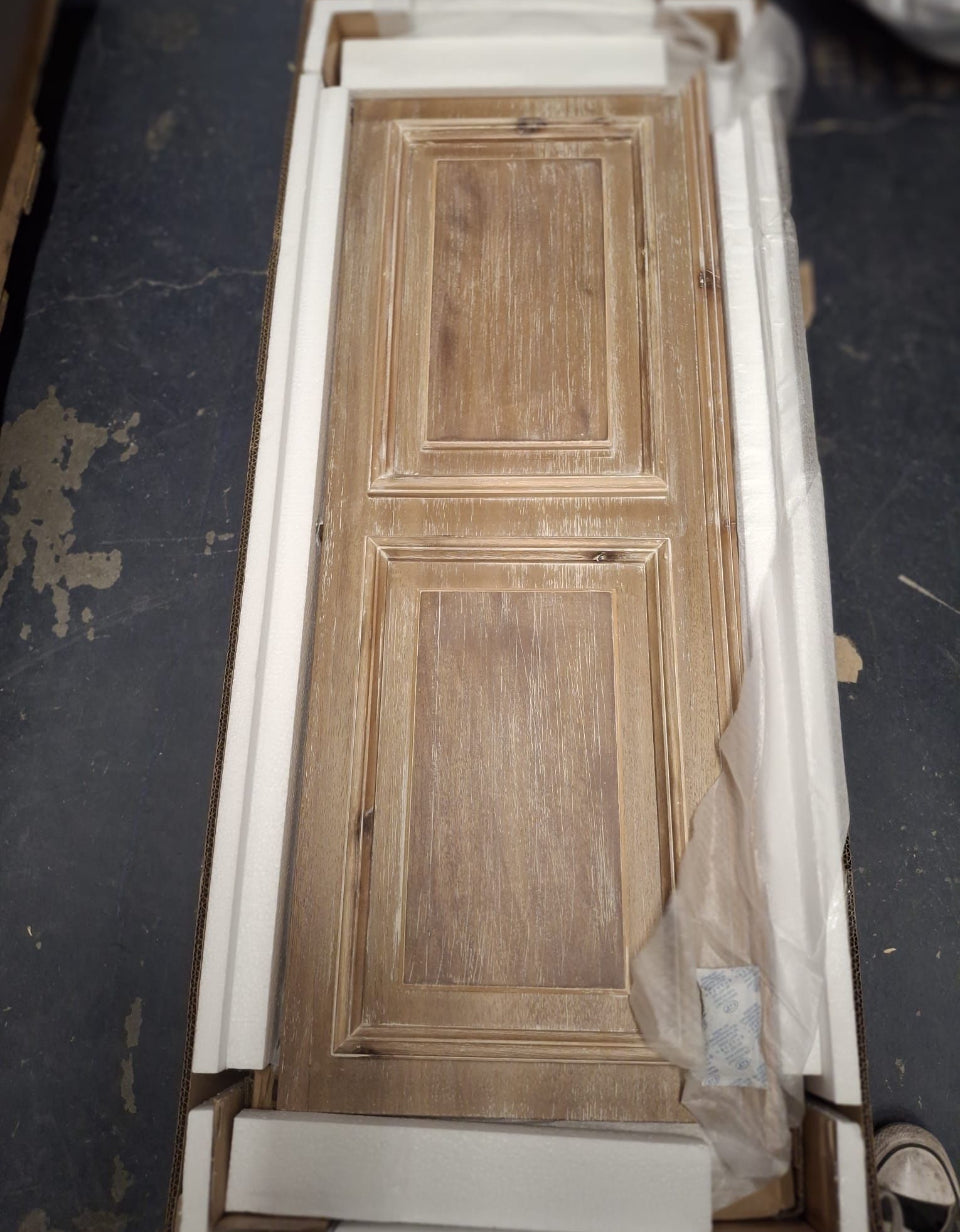 New Powell Company Rockland Natural Finish Cedar Chest with Raised Panels and Bun