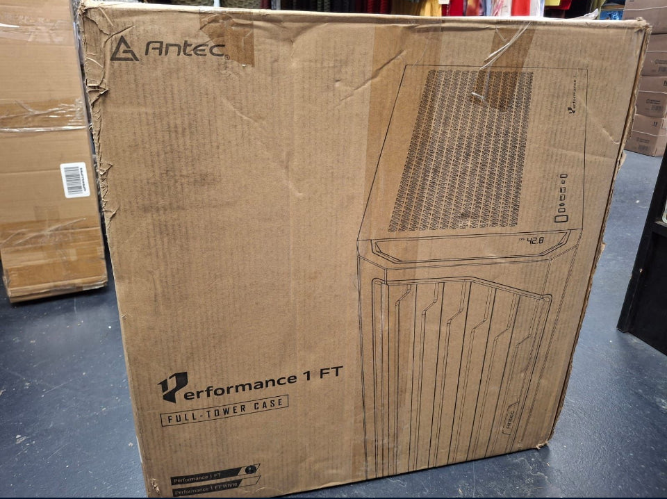 Antec Performance 1 FT, Full Tower, RTX40 Fully Compatible, Temp Display, 4 x Storm T3 PWM Fans, Type-C, Dual TG Side Panels, Removable Top Bracket, High Airflow Mesh Front Panel, E-ATX PC Gaming Case