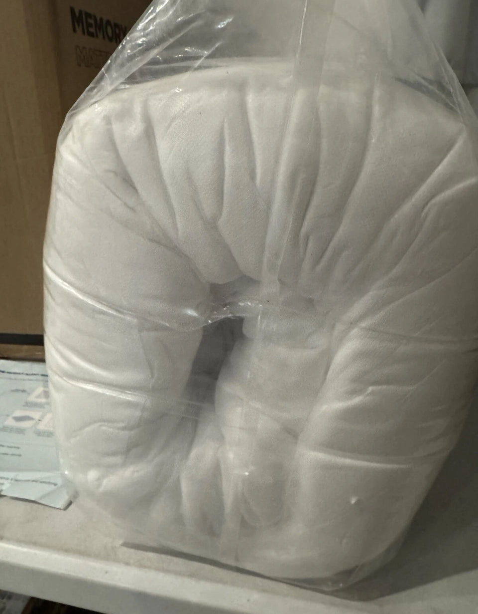 Open Box Dual Layer Memory Foam Mattress Topper for Pain Relief with 2X Support, 2" Fluffy Pillow Top Queen Mattress Topper Plus 2" Odor-Free Cooling