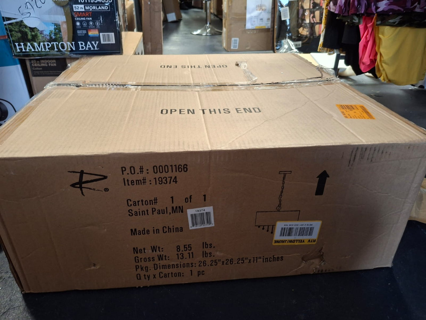 Open Box "24"" Brielle Crystal Chandelier Polished Nickel - River of Goods"