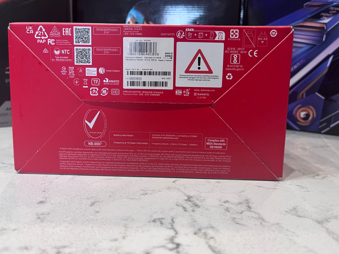 HyperX Cloud Alpha Wireless PC Gaming Headset, Memory Foam 300-hour battery life