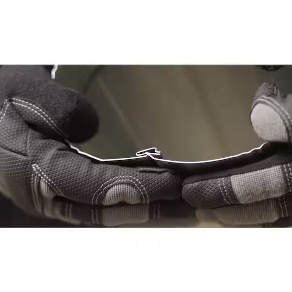 Open Box Master Flow 8 in. x 5 ft. Beaded Metal Duct Pipe