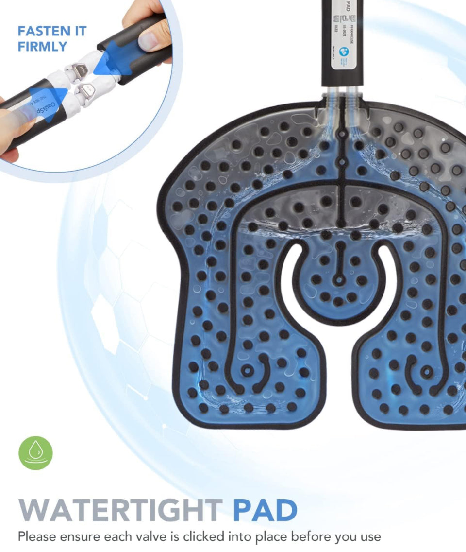 OasisSpace Cold Therapy Machine with 2 Flexible Pads and Timer - Lightweight Ice Machine for Knee After Surgery, Low Noise Cold Circulation Therapy Sy - Selzalot