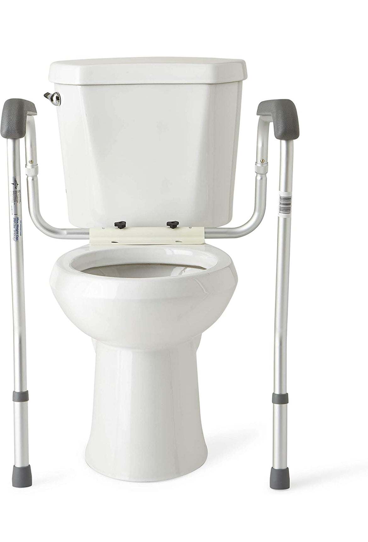 Medline Toilet Safety Rails Frame - MDS86100RF - Selzalot