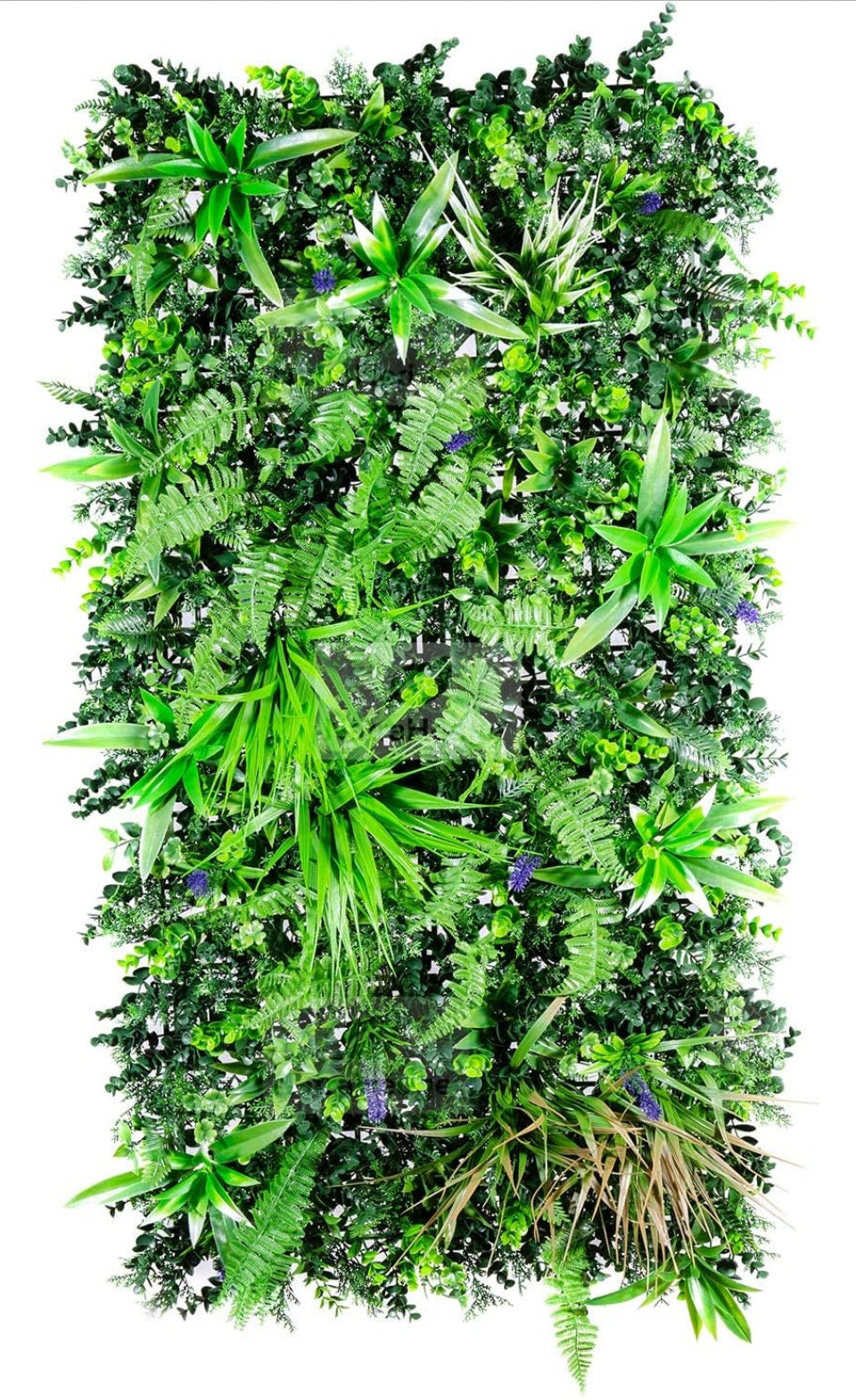 Open Box NatraHedge Artificial Kauai Living Wall Vertical Garden for Outdoor Hedge Installments or Indoor Decor (5 Pack) 28 SQF