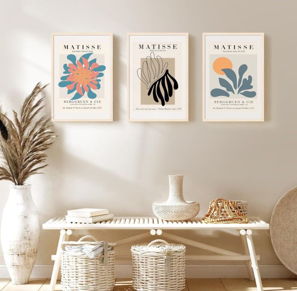 Sindcom 16x24 Poster Frame 3 Pack, Picture Frames with Detachable Mat for 14x20 Prints, Horizontal and Vertical Hanging Hooks for Wall Mounting - Selzalot