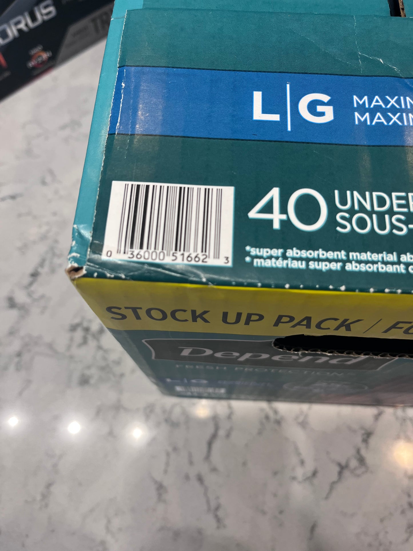Brand New Depend Fresh Protection Adult Incontinence Disposable Underwear for Men - Maximum Absorbency - Gray