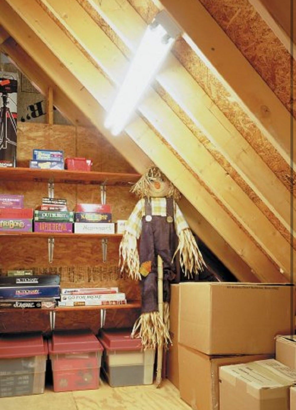 Lithonia Lightning Two-Light T8 C 232 120 GESB Fluorescent Strip Light, 32 watts, 4-feet,120 Volts, White