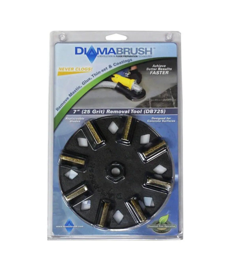 NEW Diamabrush 7 inch Concrete Abrasive Removal Hand Tool