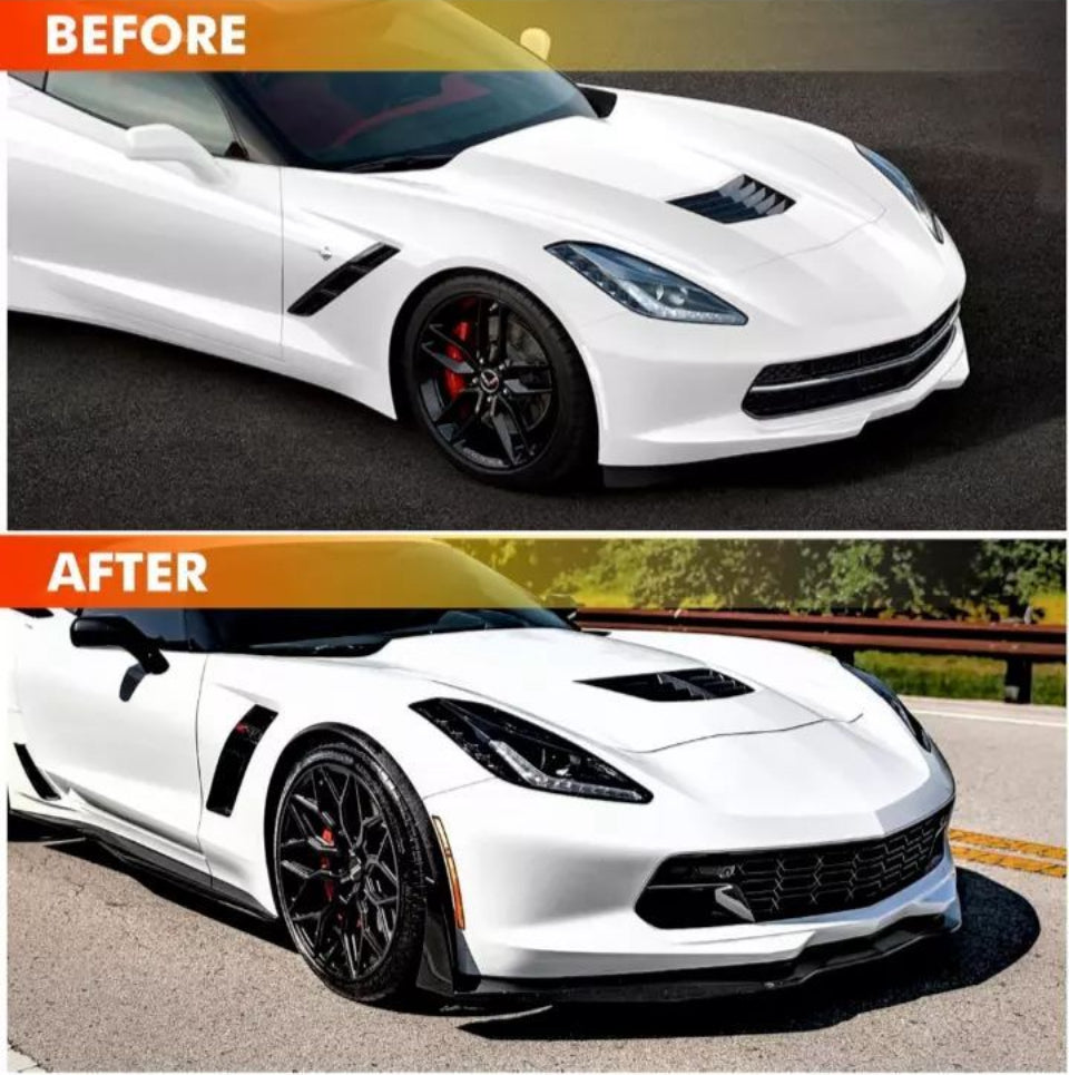 Open Box Nopoca Front Bumper Lip Fit for Chevy Corvette C7 Z06 & Grand Sport 2015-2019