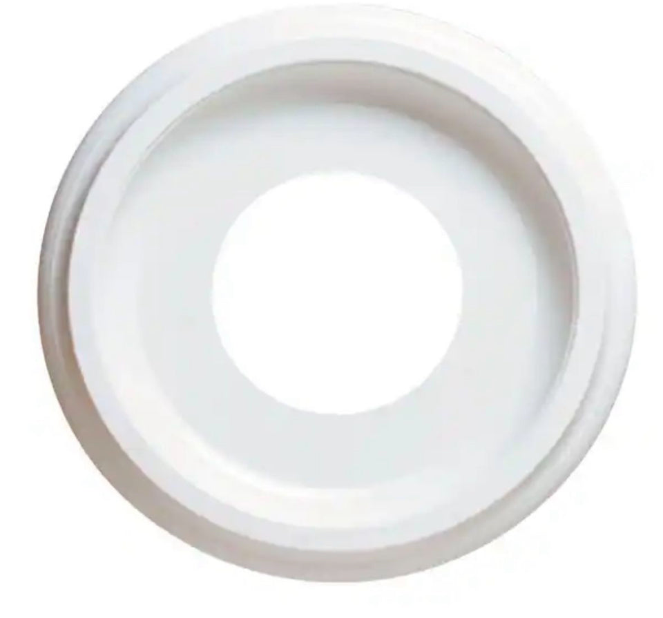 Open Box Hampton Bay 10 in. White Smooth Ceiling Medallion