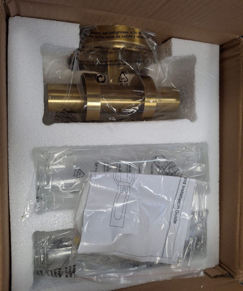 Open Box New YANSUN 18 in. 2-Light Gold Bathroom Sconces with Clear Glass, Bathroom Vanity Light Fixtures, Modern Wall Lights for Mirror