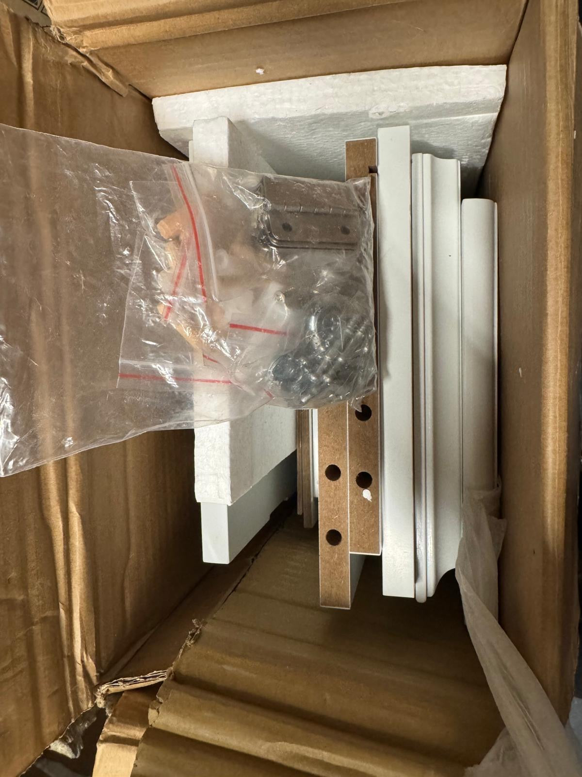 Open Box ChooChoo Bathroom Wall Cabinet, Over The Toilet Space Saver Storage Cabinet, Medicine Cabinet with 2 Door and Adjustable Shelves, Cupboard