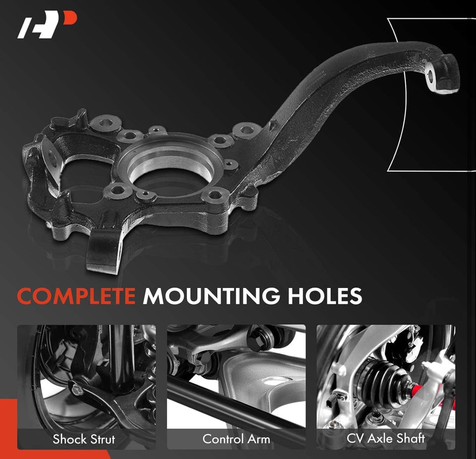 Open Box A-Premium Front Suspension Steering Knuckle
Compatible with Ford F-150 F150 2010 2011 2012 2013
2014, Left Driver Side