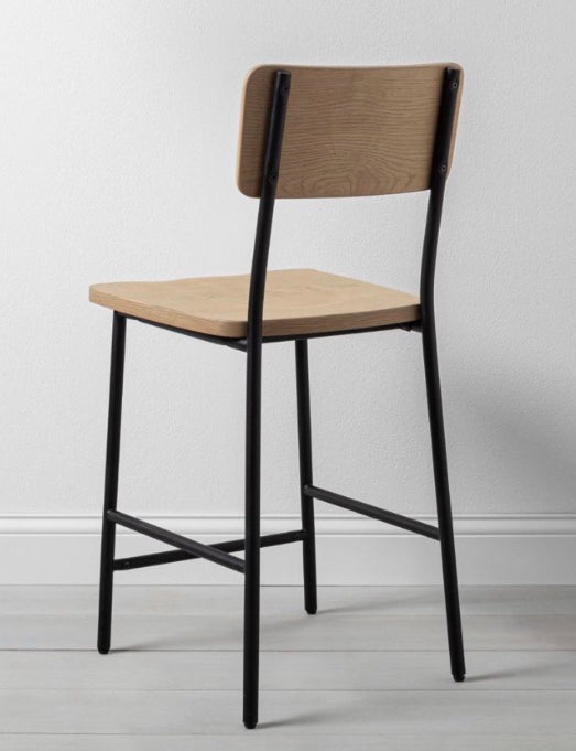 Wood & Steel Counter Stool Black – Hearth & Hand™ with Magnolia