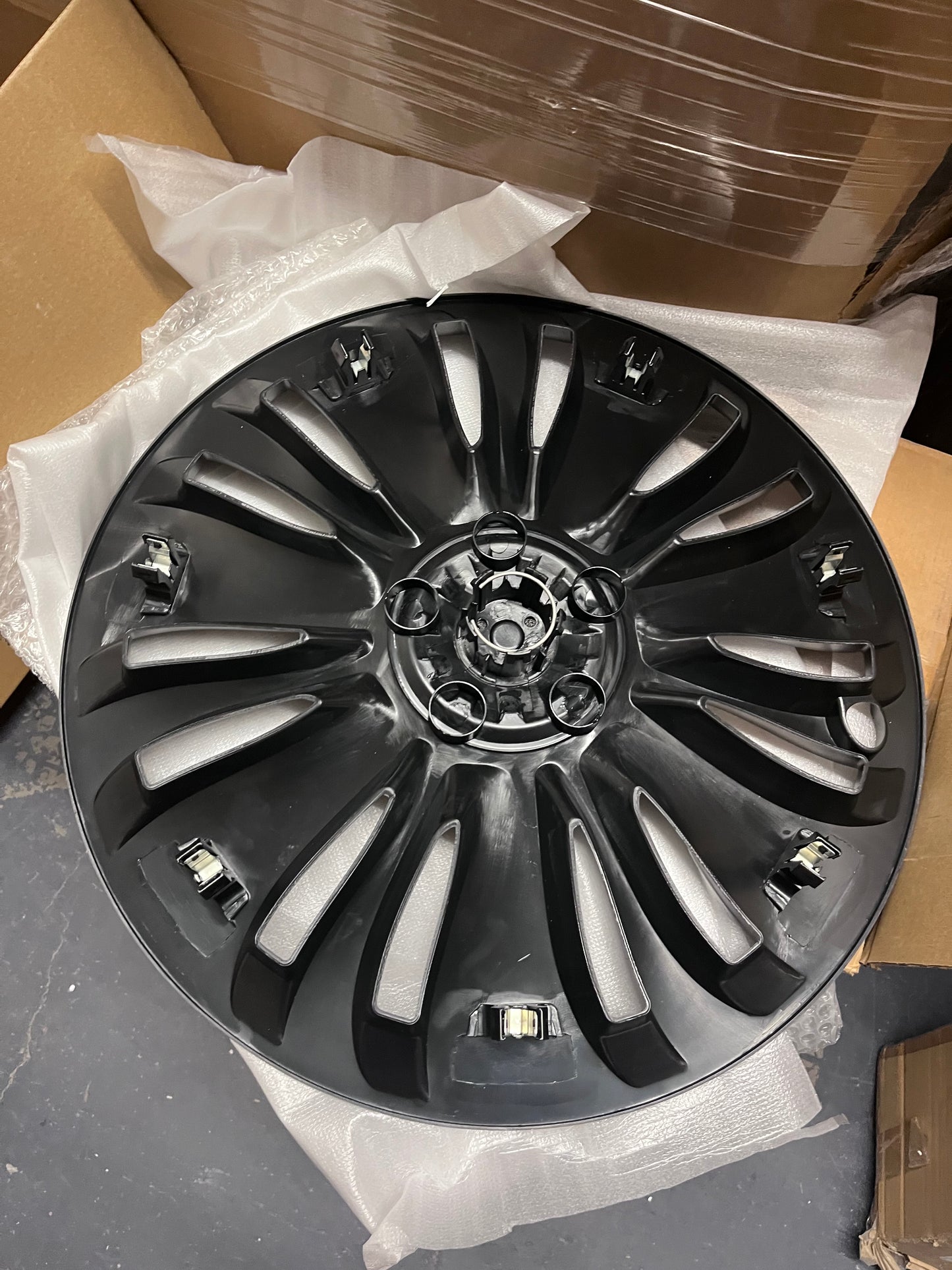 Open Box Tesla Model Y Wheel Hubcaps 19 inch for 2019-2023 Set Of 4