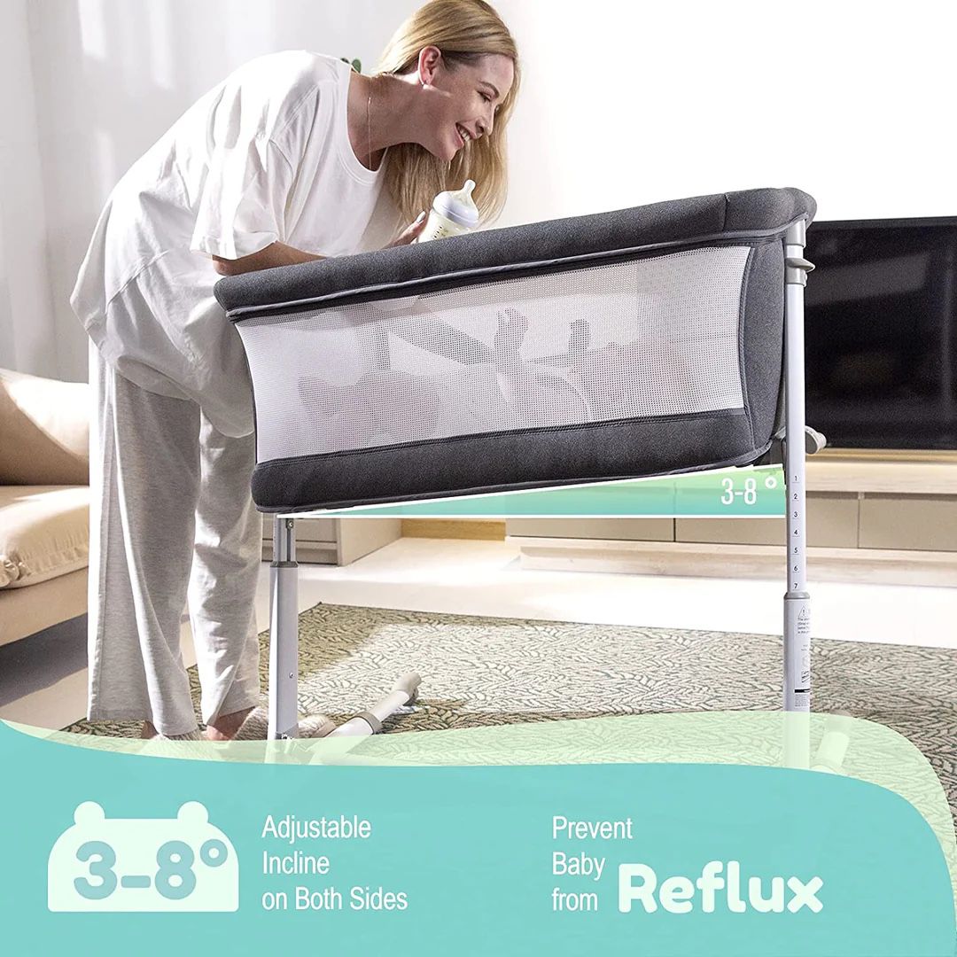 Daming bedside bassinet with wheels - Selzalot