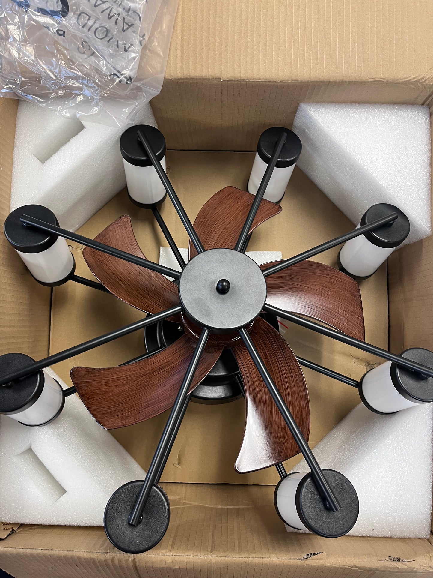 Open Box Tidion Smart Ceiling Fan with Remote Included and Timer