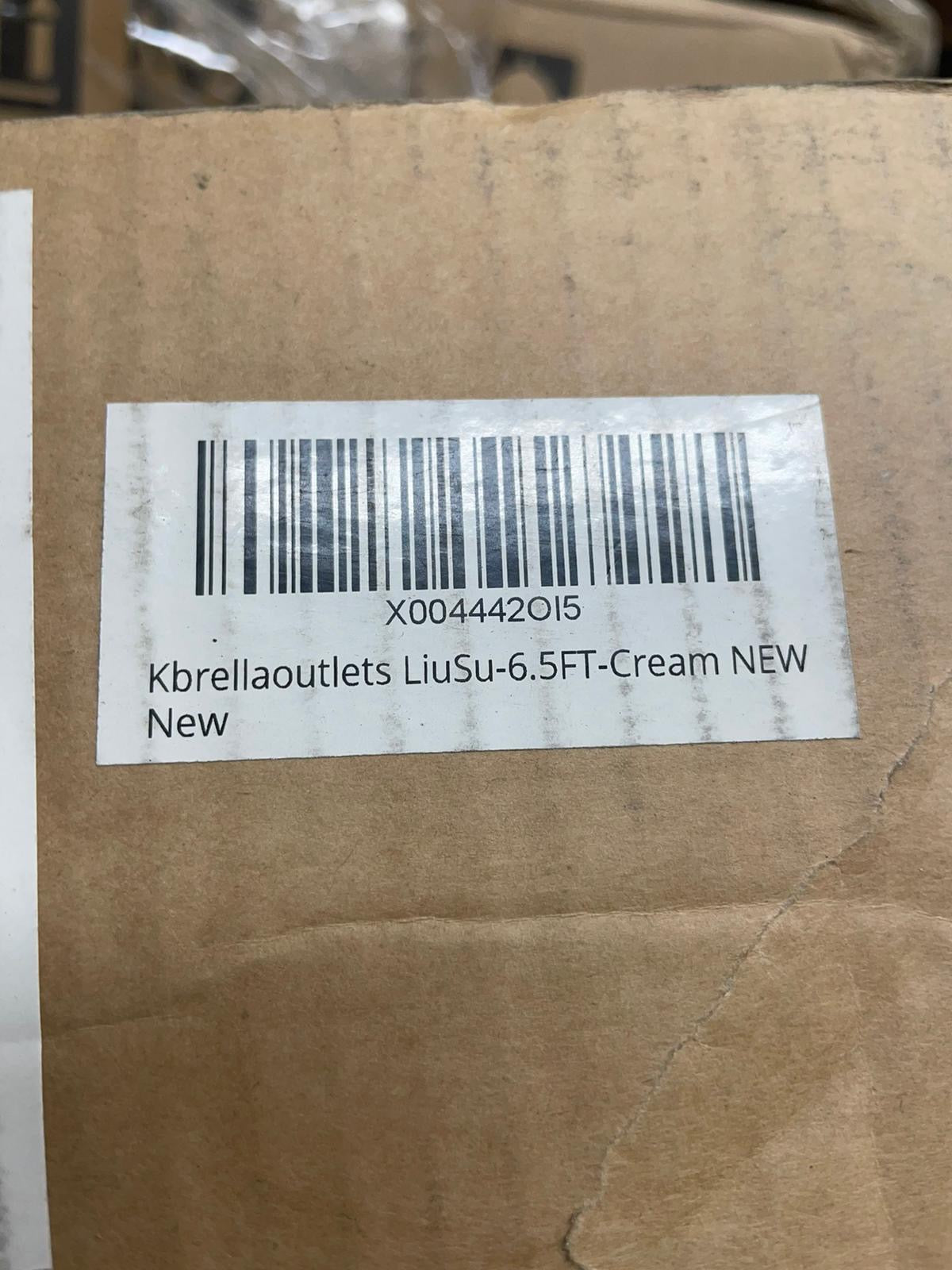 Kbrellaoutlets Patio Umbrella with UPF 50+ Protection, 8 Ribs, Push Button Tilt - Versatile Outdoor Shade for Garden, Courtyard, and Beach - Selzalot