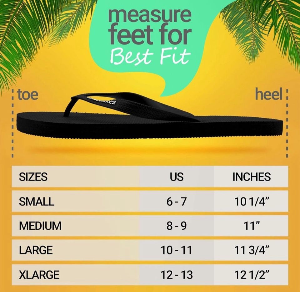 Brand New Shower Shoez Men's Non-Slip Gym Pool Dorm Water Sandals Flip Flops Large