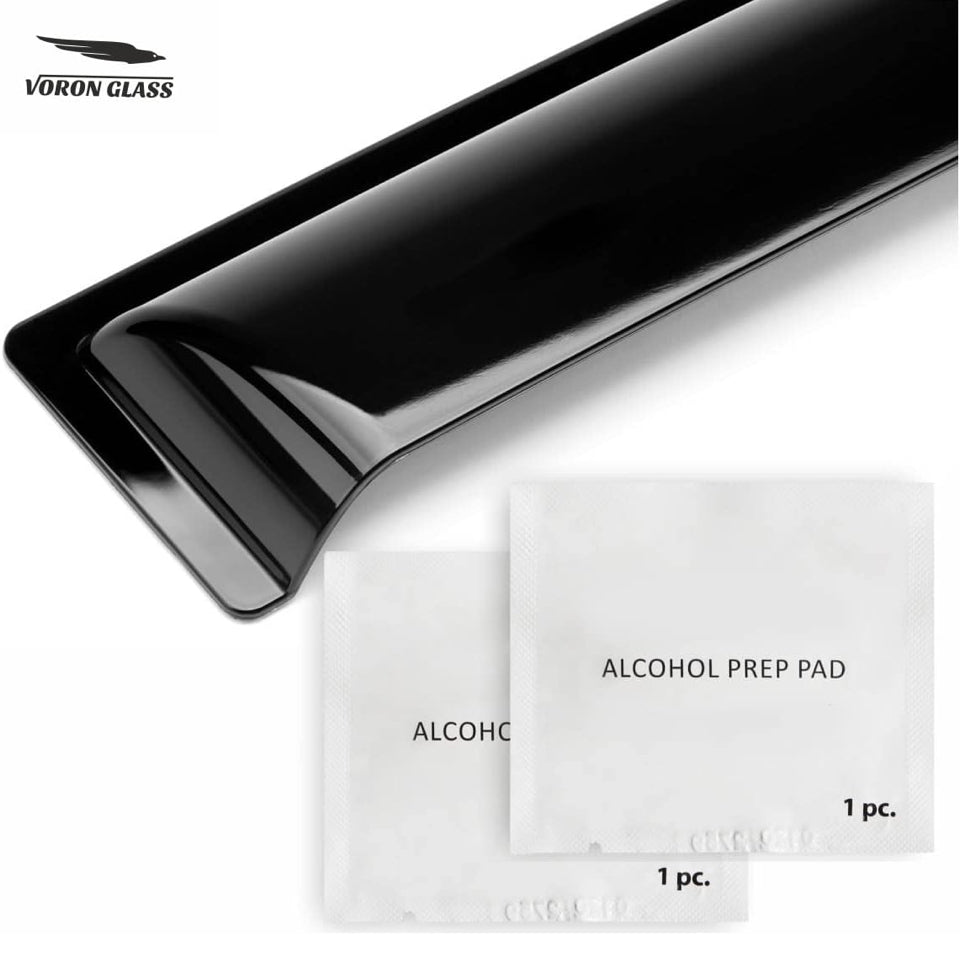 Open Box Voron Glass Tape-on Extra Durable Rain Guards for Ford Bronco Sport 2021-2024, Window Deflectors, Vent Window Visors, 4 Pieces - 100491