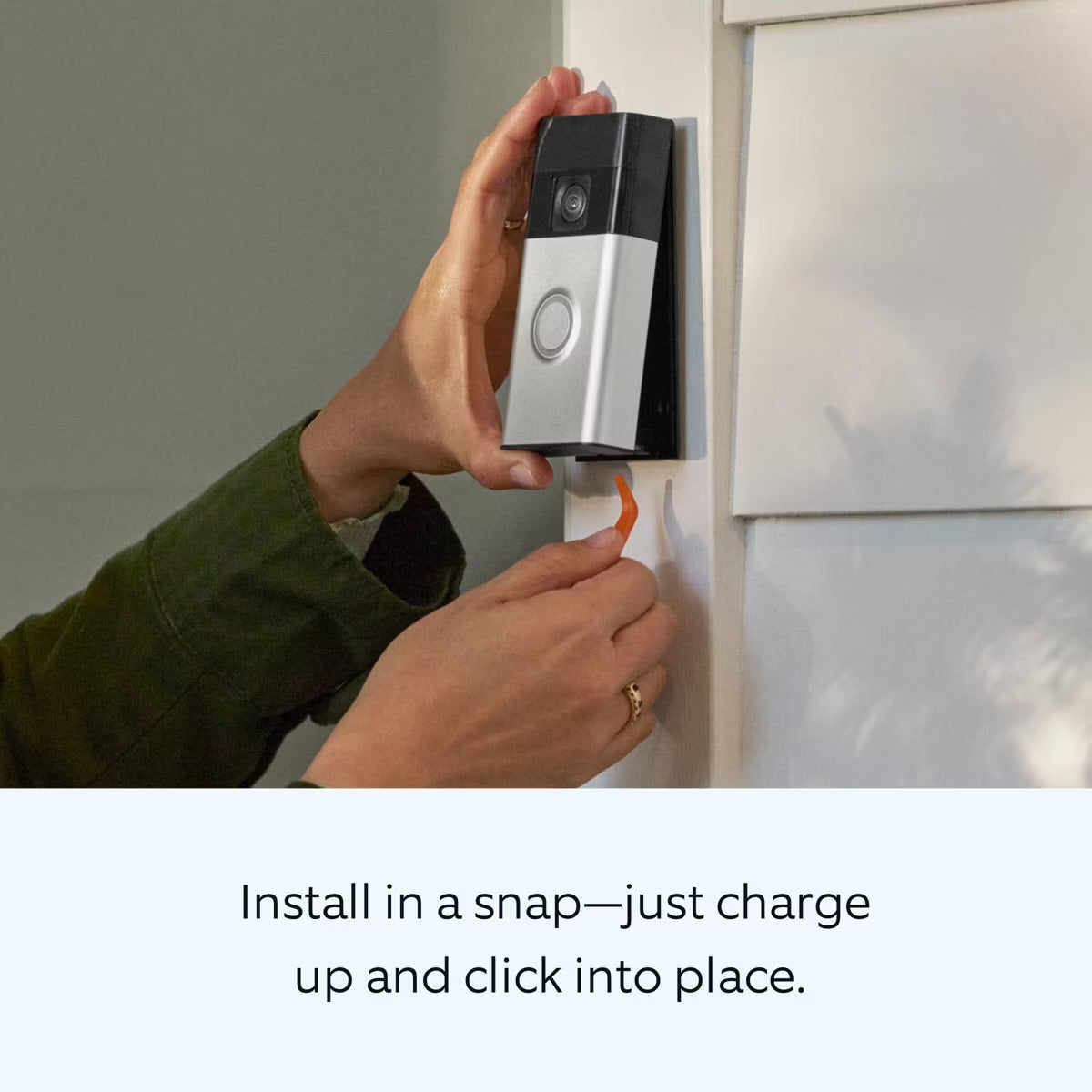 Brand New Ring Battery Doorbell with Head-to-Toe HD Video, Live View with Two-Way Talk, and Motion Detection & Alerts
