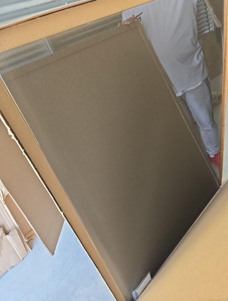 Easly 36" x 46" Chair Mat for Carpet - Office Chair Mat - Tempered Glass Floor Mat for Home/Office/Carpet Clear Computer Floor Mat - with 4 Anti-Slip - Selzalot