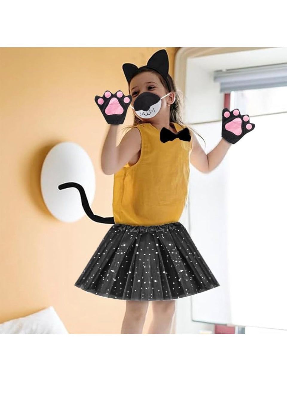 Open Box New ZONESTA Halloween Animal Costumes Accessories with Fluffy Skirts, Suitable for Cosplay/Theme Parties Costumes