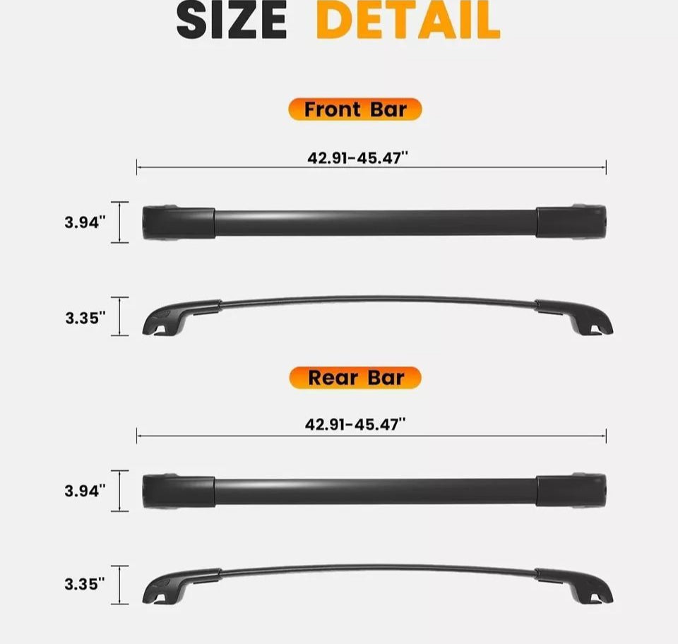 Open Box HMMTY Car Roof Rack Cross Bars Compatible with Subaru Outback Wilderness 2022-2025
