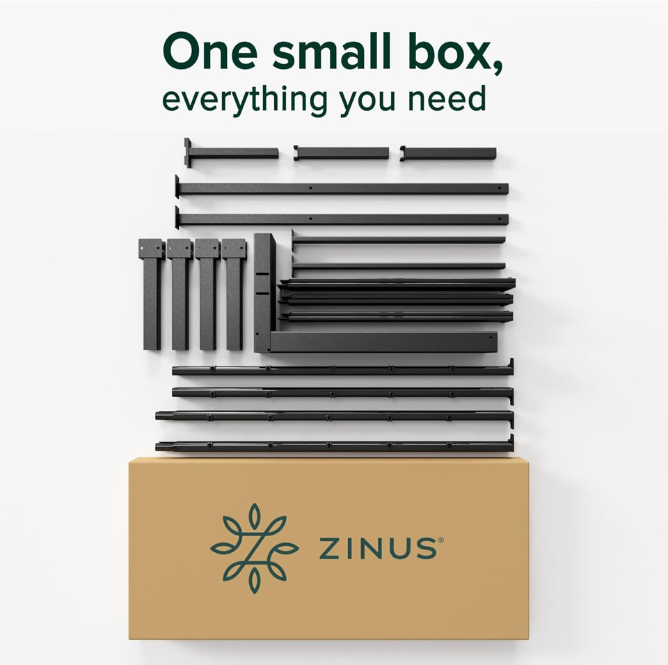 Open Box ZINUS 14 Inch Elias Metal Platform Bed Frame, Steel Support, No Box Spring Needed, Easy Assembly, Queen