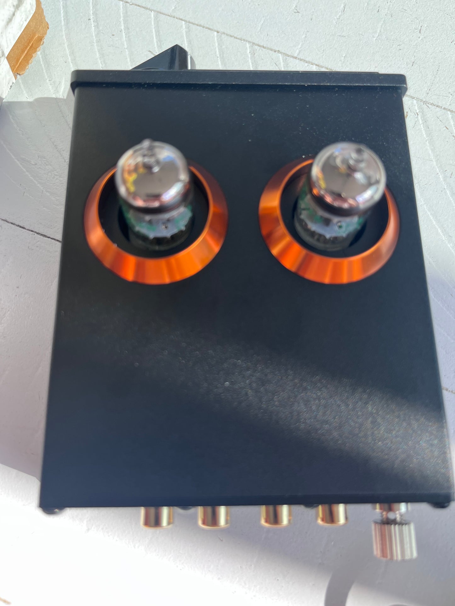Open Box Fosi Audio Box X2 Phono Preamp, Mini Stereo Audio Hi-Fi Preamplifier with Gain Gear, PreAmplifier for MM Turntable Phonograph and Record Play