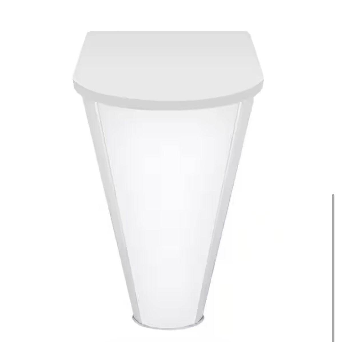 Metalux 4 ft. 3800 Lumens Integrated LED Dimmable White Wraparound Light, 4000K