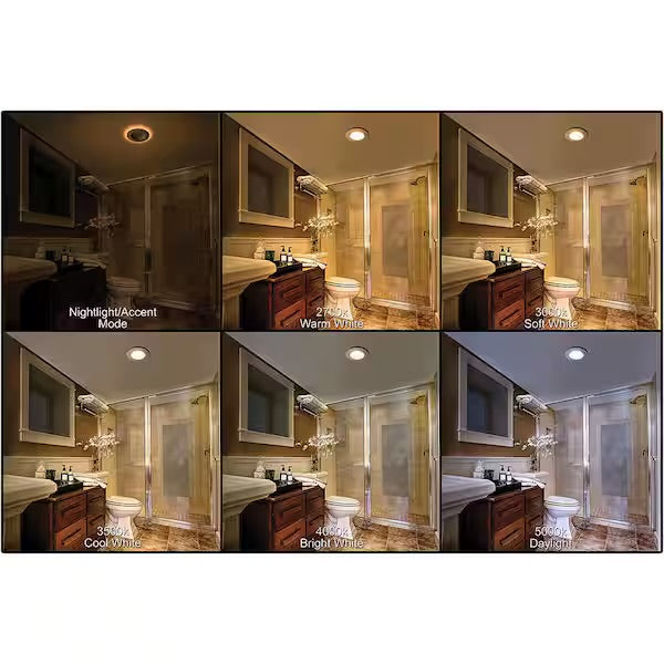 Commercial Electric 6 in. Title 20 Integrated LED Recessed Light Trim