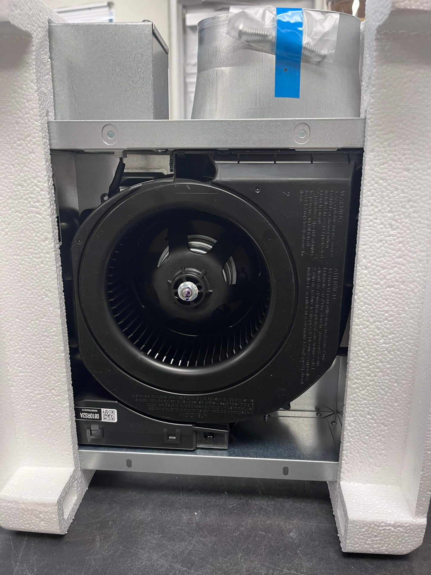 Open Box Panasonic WhisperThin DC LED Pick-A-Flow 80 -100 CFM Ceiling/Wall Bathroom Exhaust Fan, 3-3/8 in. Low Profile Housing