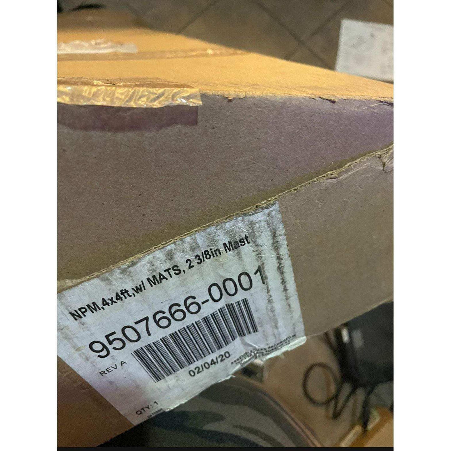 Heavy-Duty Non-Penetrating Flat Roof Mount with 2 3/8″ OD Mast - Selzalot