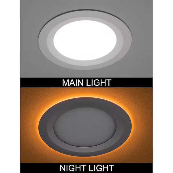 Commercial Electric 6 in. Canless Adjustable CCT Integrated LED Recessed