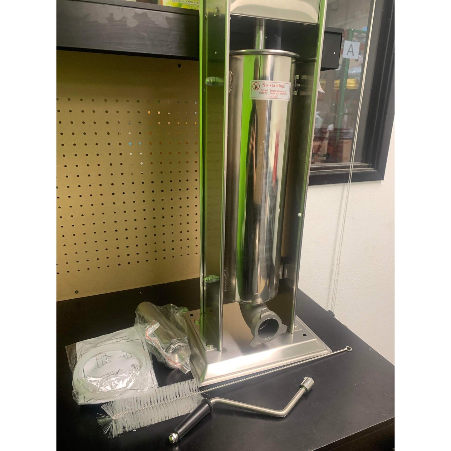 7L Stainless Steel Sausage Stuffer Vertical Manual Sausage - Selzalot