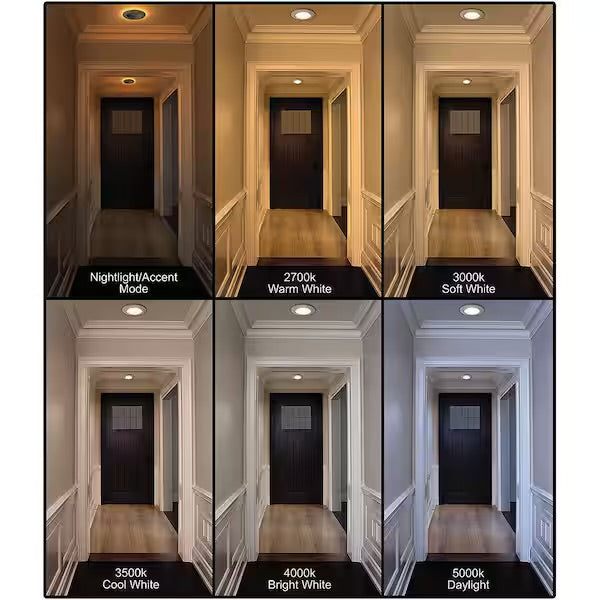 Commercial Electric 6 in. Title 20 Integrated LED Recessed Light Trim