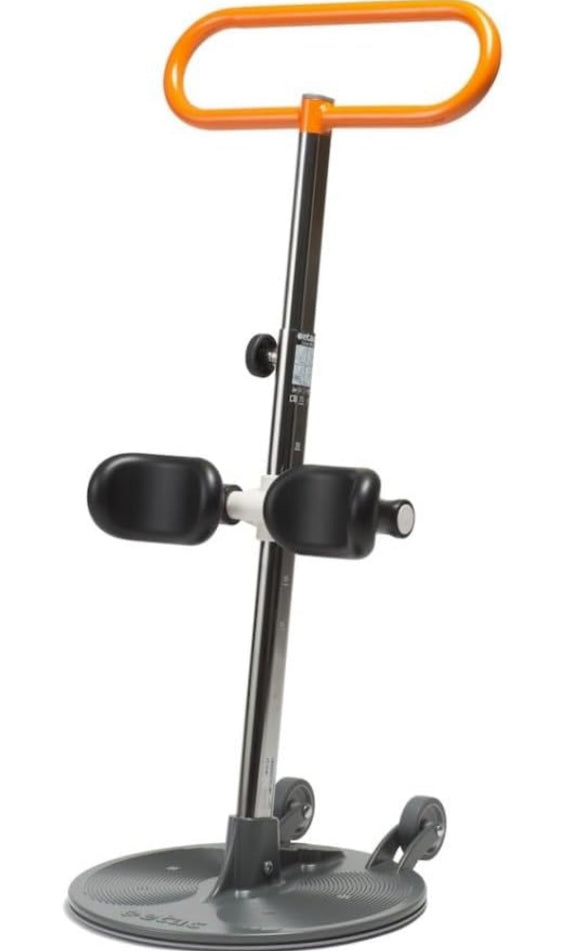 Turner Pro Transfer Aid with adjustable handle, platform disk, and lower leg supports for safe patient transfer and standing support