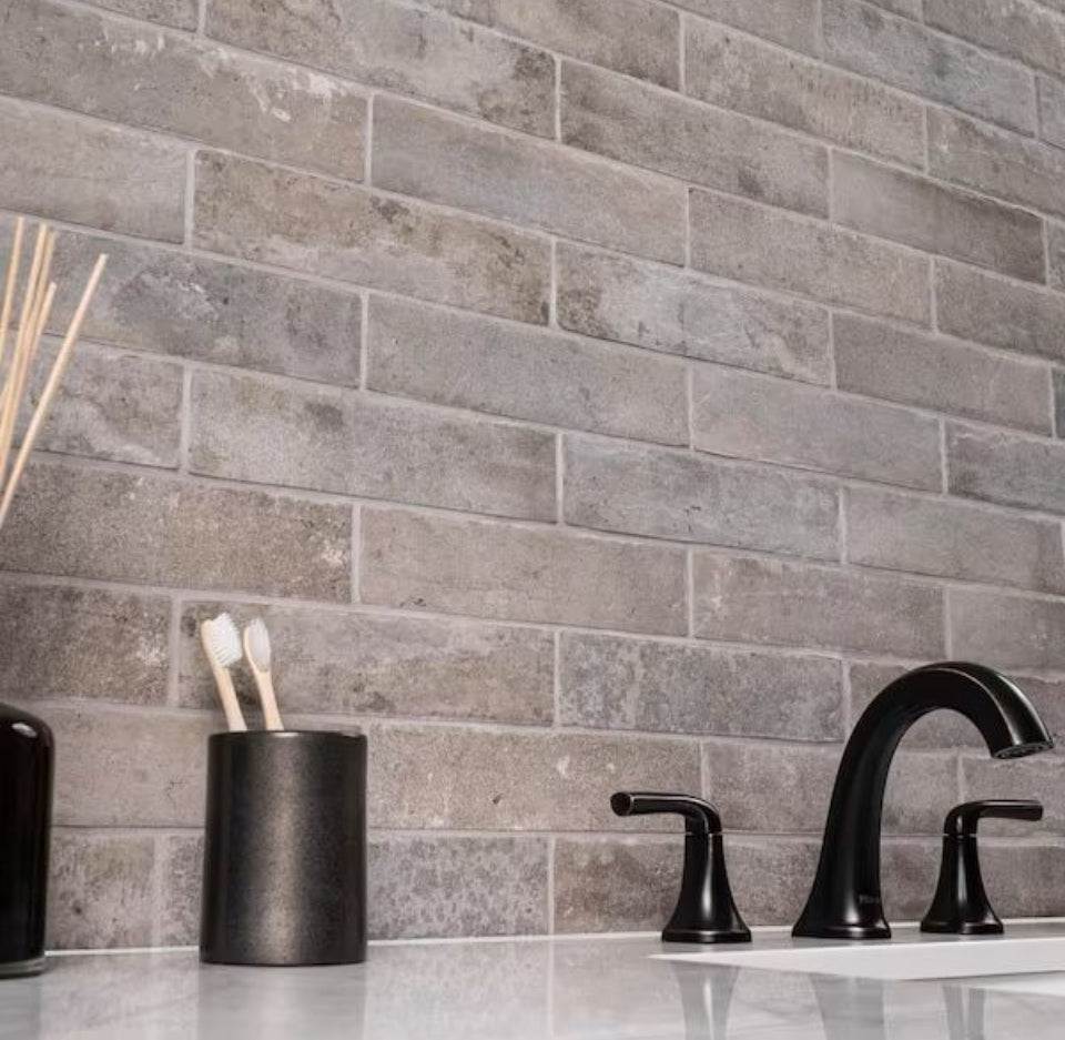 Open Box MSI Capella Taupe Brick 2 in. x 10 in. Matte Porcelain Floor and Wall Tile (5.15 sq. ft. /Case)