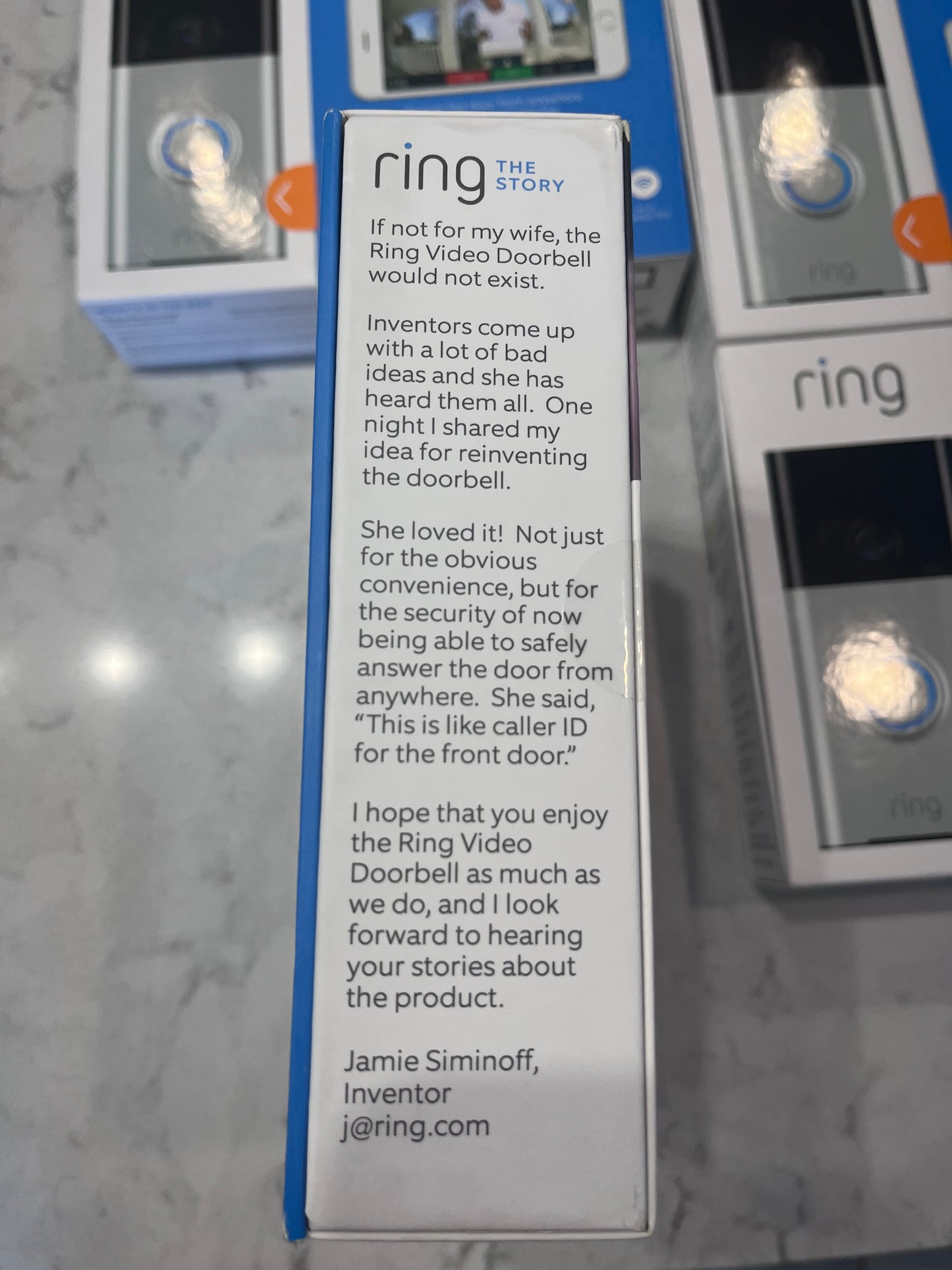 Brand New Ring Battery Doorbell with Head-to-Toe HD Video, Live View with Two-Way Talk, and Motion Detection & Alerts