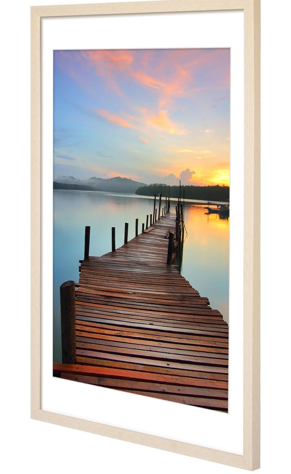 Sindcom 16x24 Poster Frame 3 Pack, Picture Frames with Detachable Mat for 14x20 Prints, Horizontal and Vertical Hanging Hooks for Wall Mounting - Selzalot