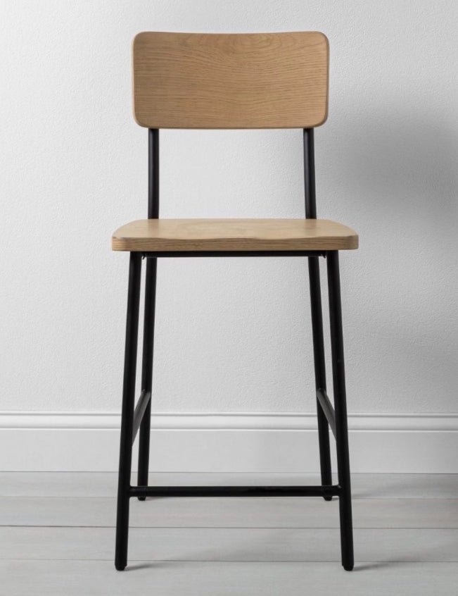 Wood & Steel Counter Stool Black – Hearth & Hand™ with Magnolia