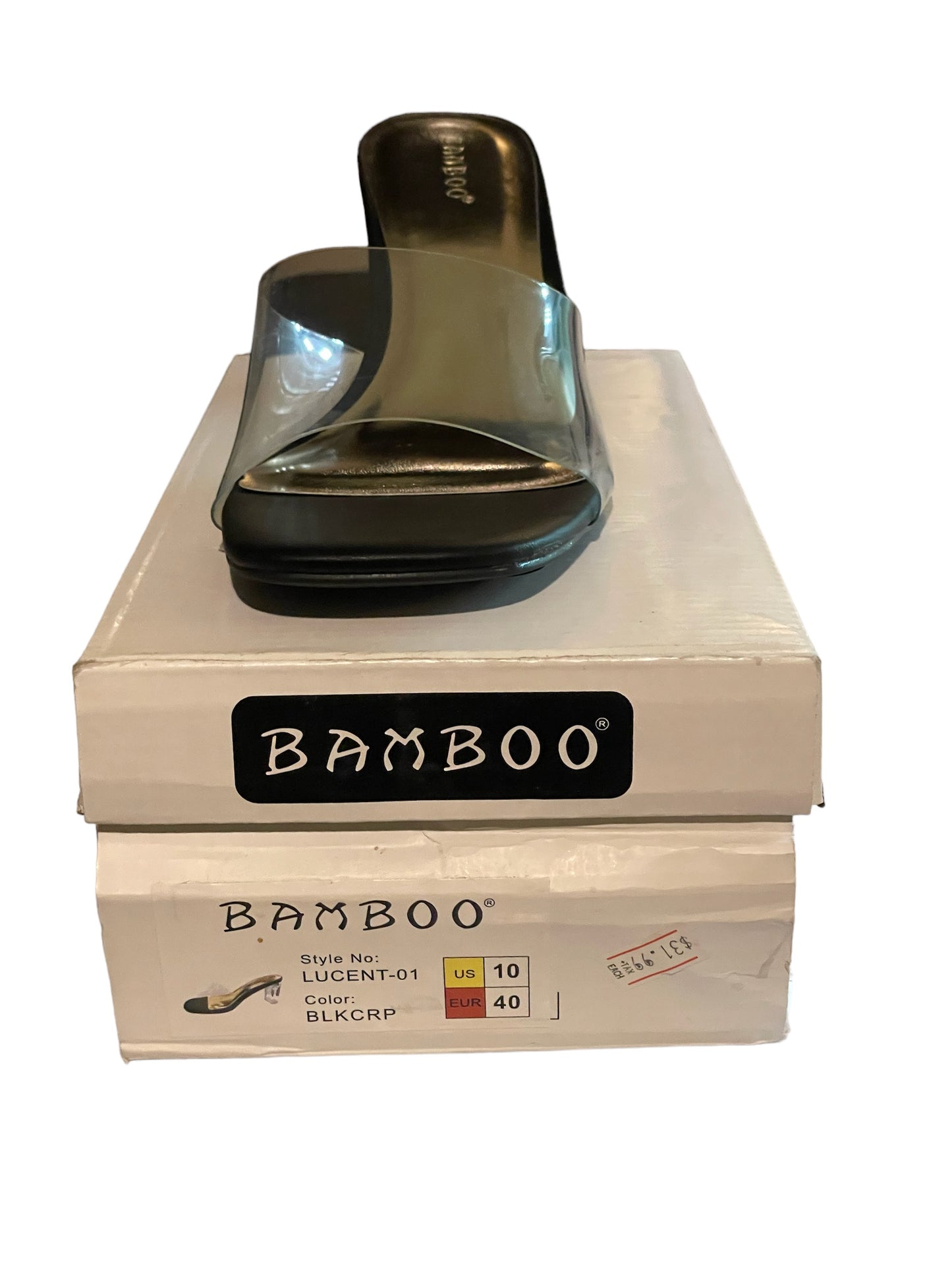 BAMBOO Lucent-01 Small Clear Heel - Selzalot