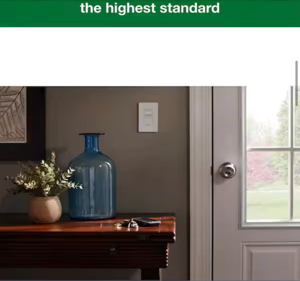 New Lutron Skylark Contour LED+ Dimmer Switch for and Incandescent Bulbs,