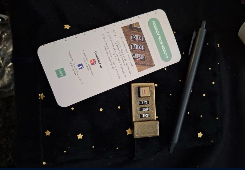 Open Box New Cagie Velvet Diary with Lock, Unique Gifts for Women Who Like Writing,
