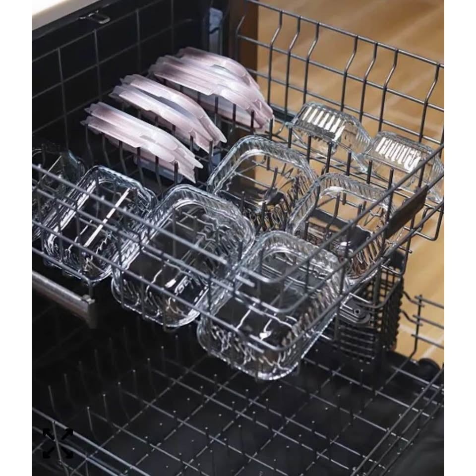 Sedona Kitchen 16 Piece Fluted Glass Storage Set
