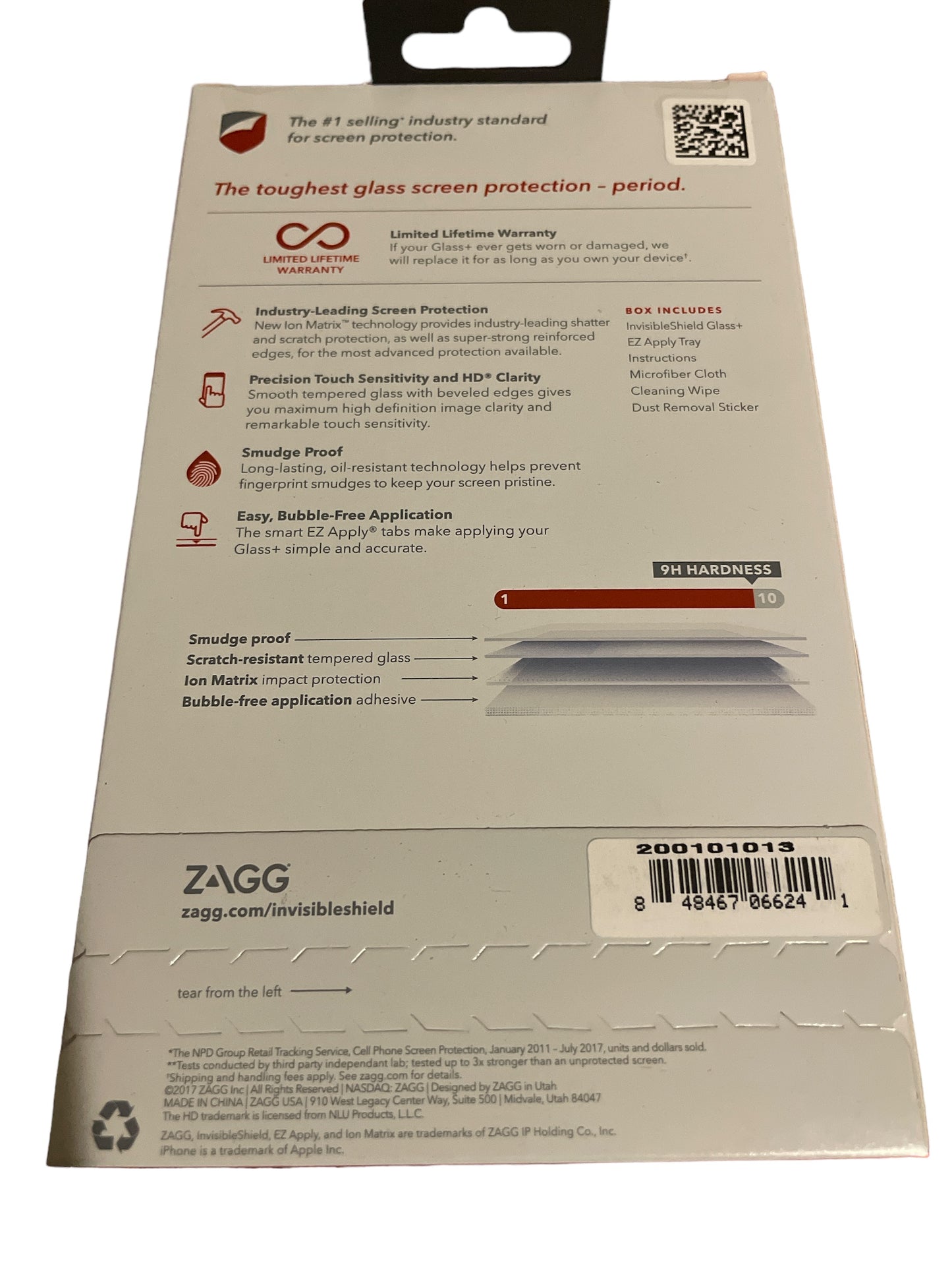 ZAGG InvisibleShield Glass+ Screen Protector – High-definition Tempered Glass for the Apple iPhone XS/ X – Impact & Scratch Protection - Selzalot